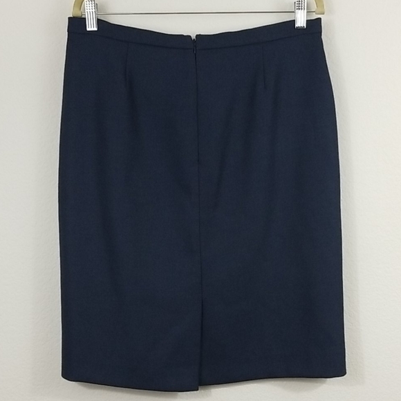 ANNE KLEIN NAVY SKIRT SUIT SIZE 10 - Picture 7 of 8